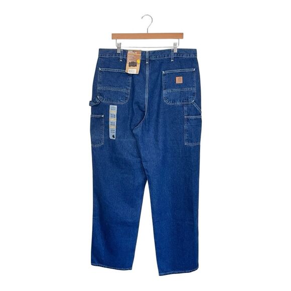 NWT Carhartt | Men's Loose Original Fit Work Dungaree Jeans 40X36 - Picture 4 of 10